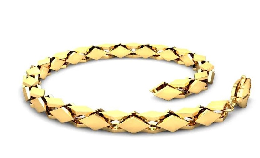 Showcase your incredible style with gold Kada for men
